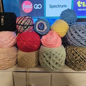 Colorful Yarn Collection for Home Art Projects
